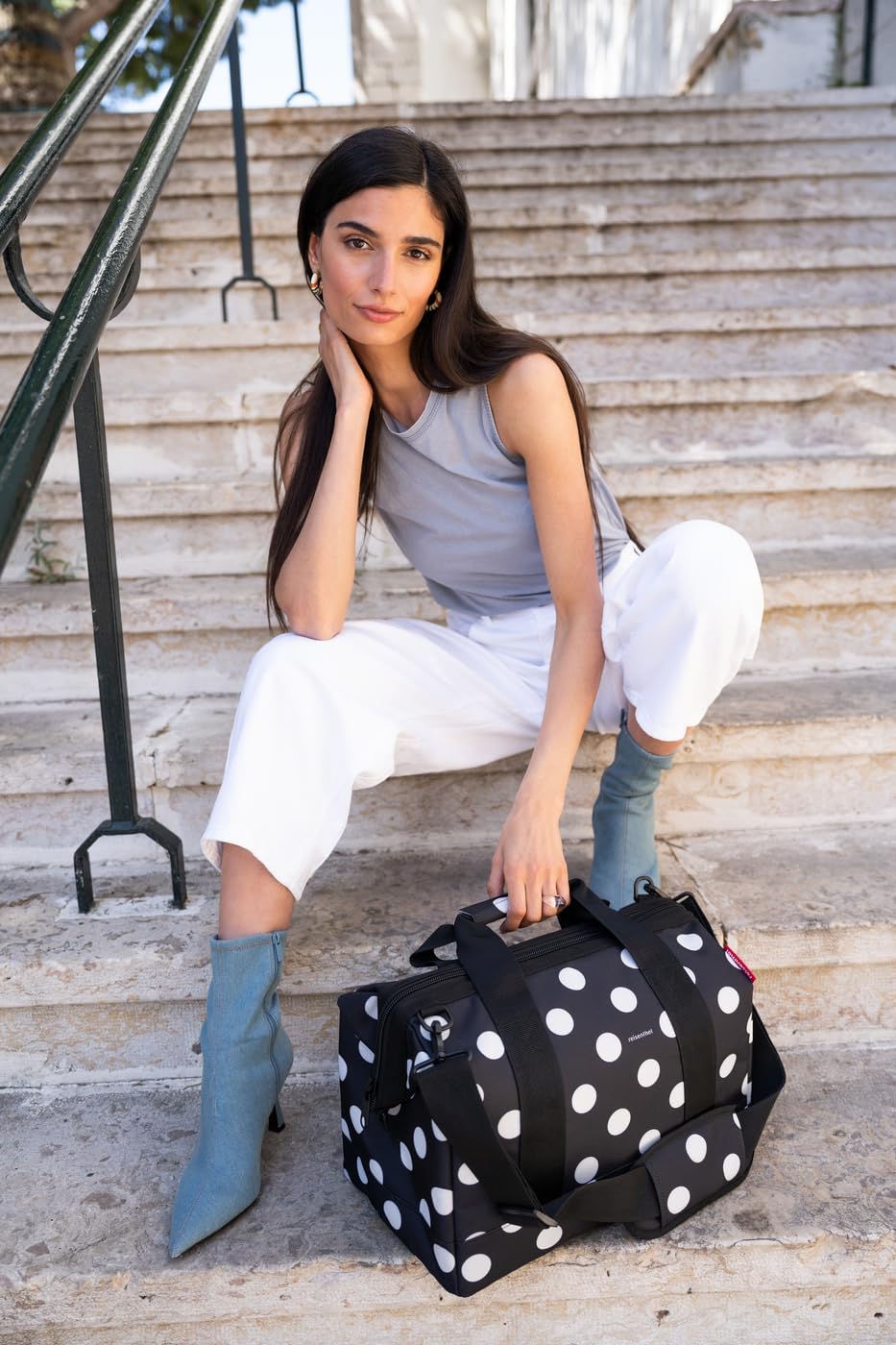 reisenthel allrounder M - travel bag with large opening, zipper, cabin luggage