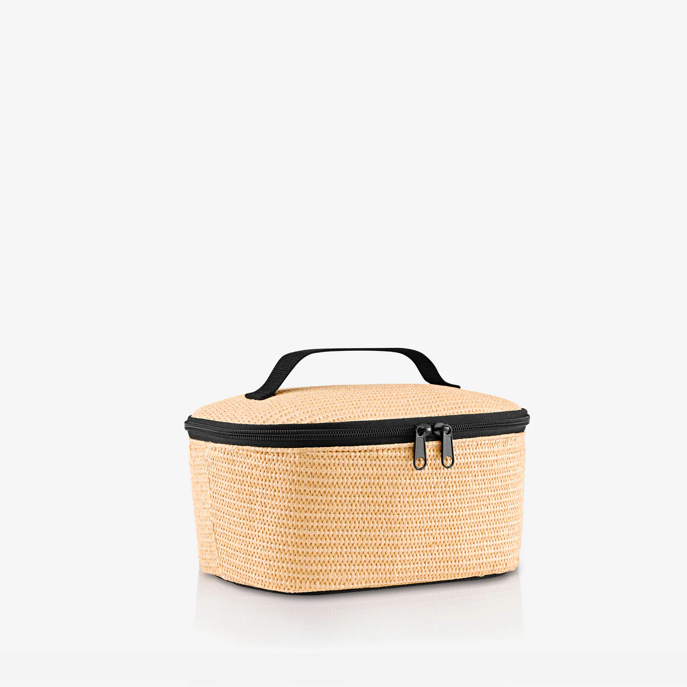 coolerbag S pocket raffia black
