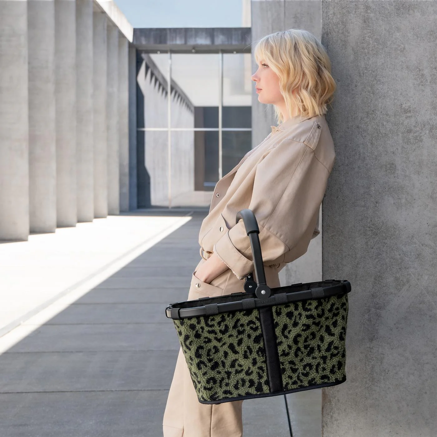 carrybag teddy leo olive