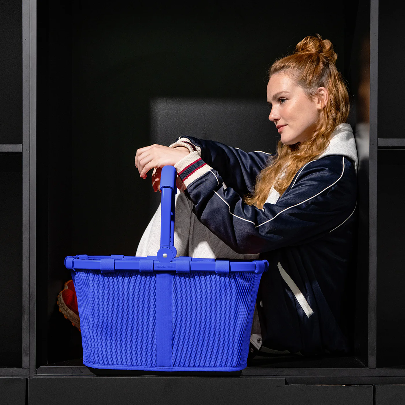 carrybag frame mesh royal blue