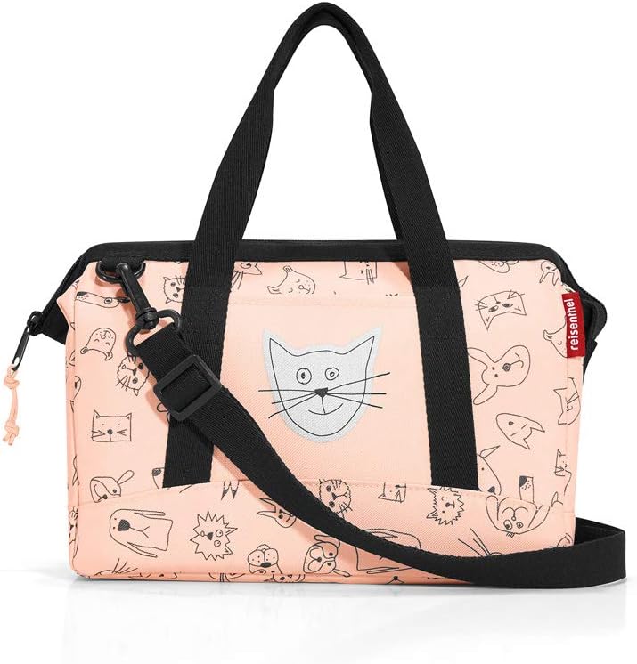 Reisenthel Allrounder Xs Kids Cats and Dogs Kid's Sports Bag, 27 Centimeters, Rose, One Size, BAG