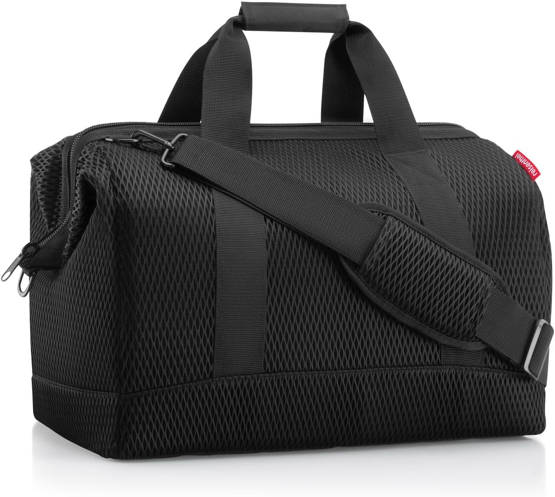 reisenthel Allrounder L - Versatile Doctor's Bag for Travel, Work or Leisure - With Functional Stylish Design, Herringbone Mocha, One Size, Modern