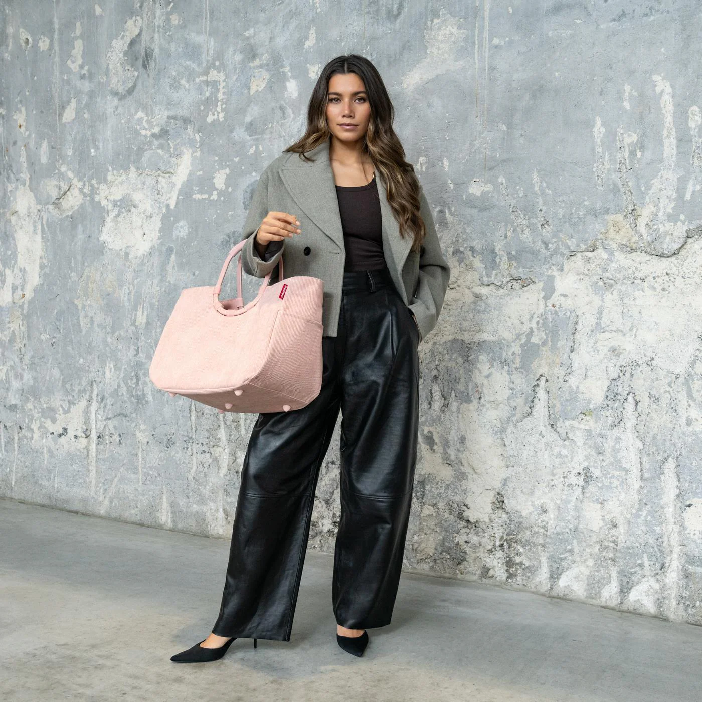 loopshopper L frame cord blush