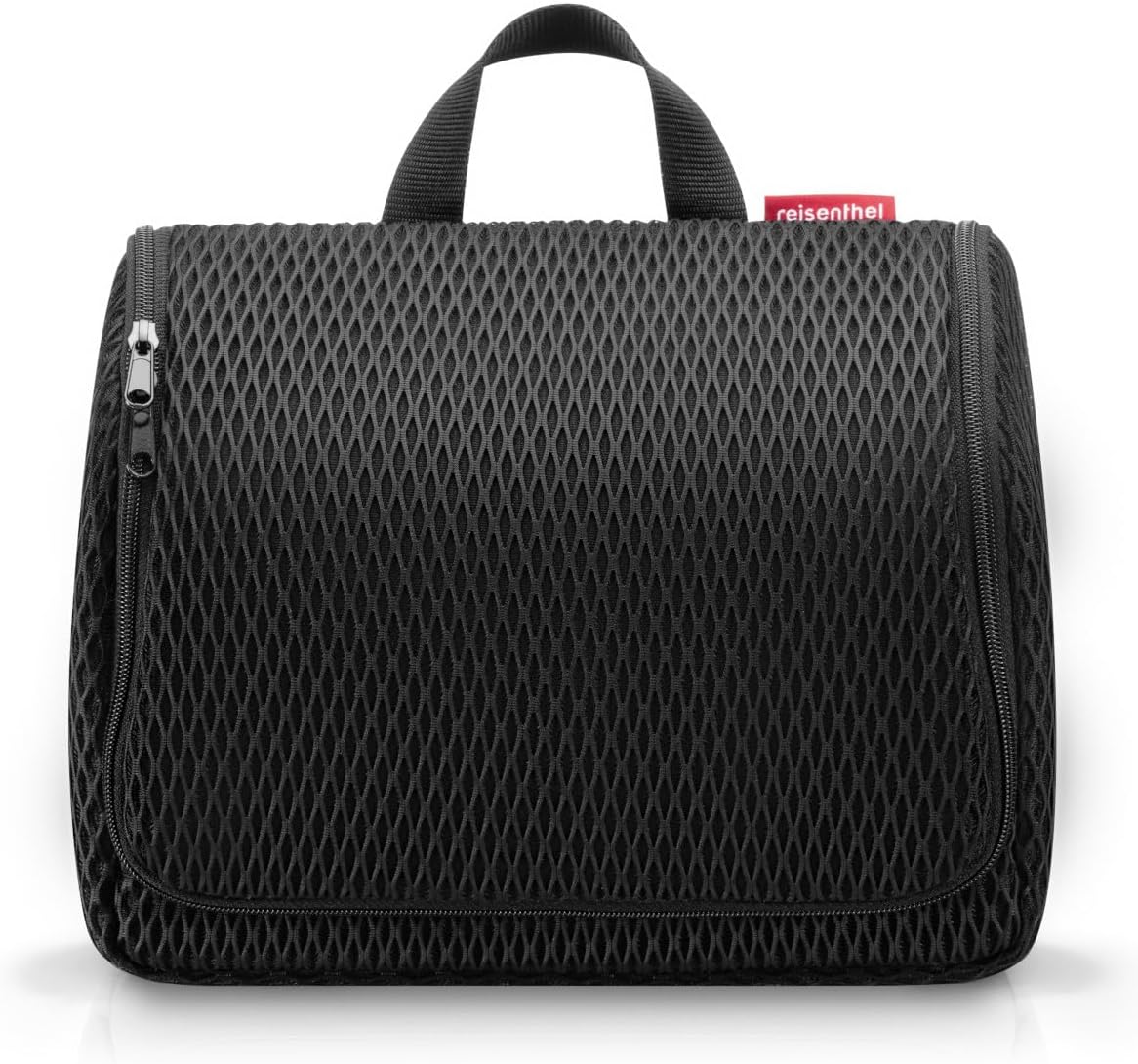 reisenthel Toiletbag XL Practical Toiletry Bag with Hook, Water-Repellent Material, Twist Maroon, Mittelgroße