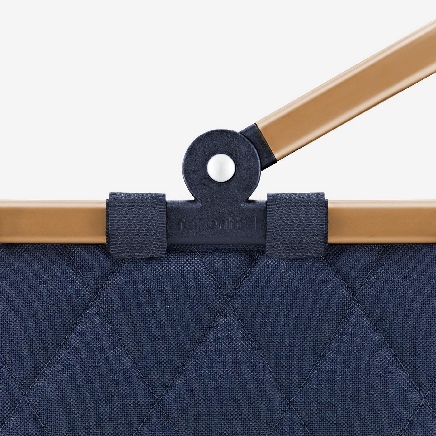 carrybag XS frame rhombus midnight gold