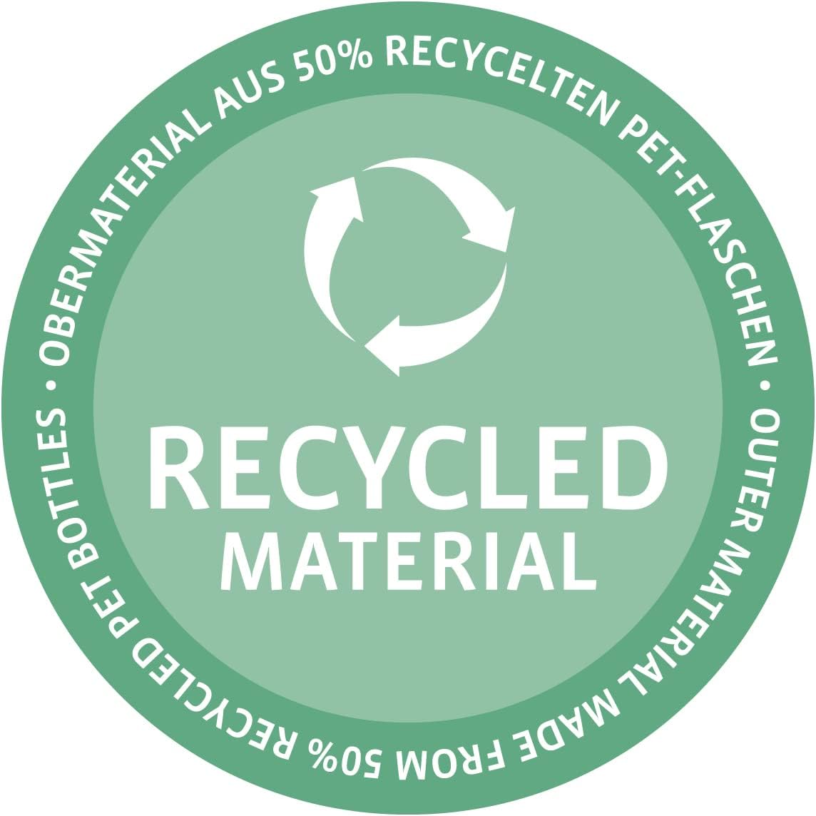 reisenthel Loopshopper M - Sturdy Bag with Practical Compartments Made from Recycled PET Bottles - Elegance When Shopping, Lots of Function Included, Twist silver, M, Retro