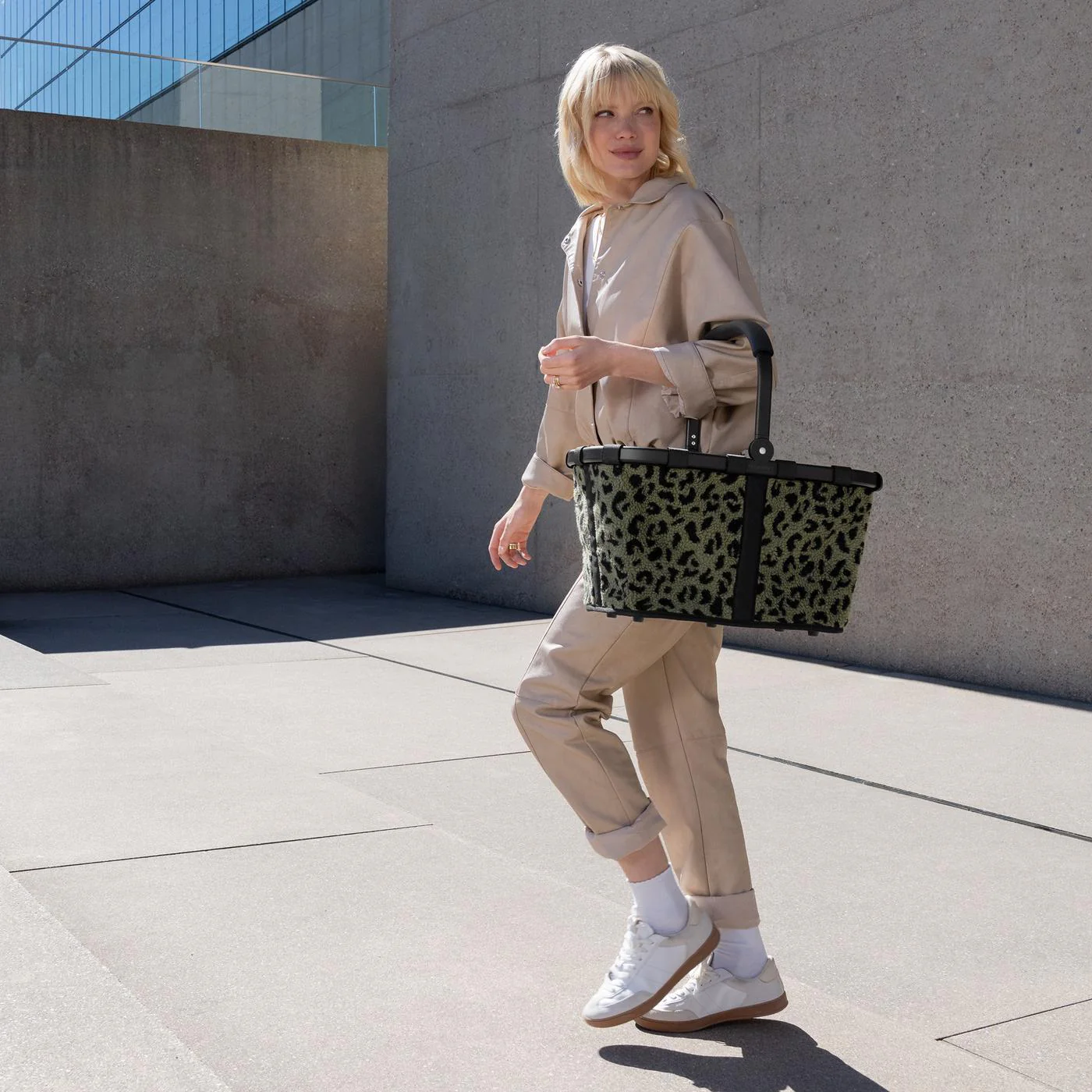 carrybag teddy leo olive