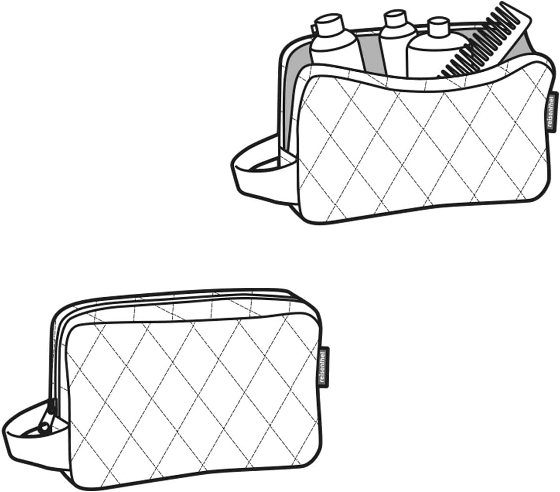 Reisenthel BH7059 COSMETICPOUCH M RHOMBUS BLACK Gym Bag Women's RHOMBUS BLACK Size Unica