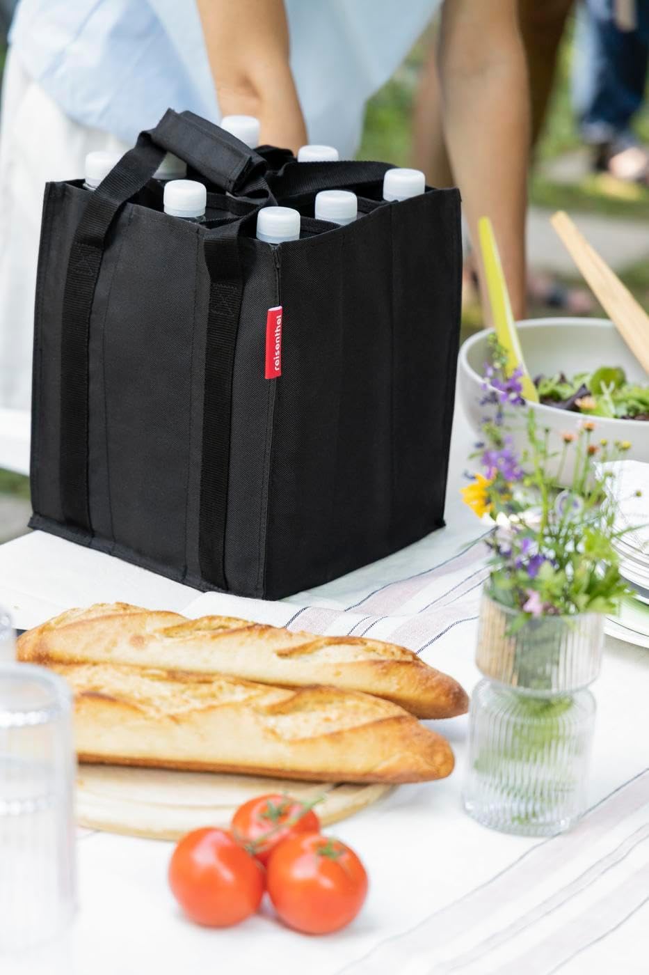 reisenthel bottlebag - 9 compartments, easy recycling of bottles, carrying straps