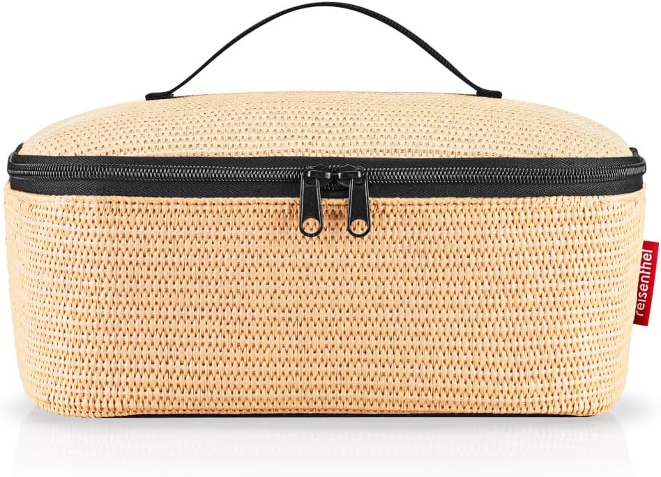 reisenthel Coolerbag M Pocket Twist Blush - Cool Bag with Outer Material Made of Recycled PET Bottles - Ideal for Lunch on the Go