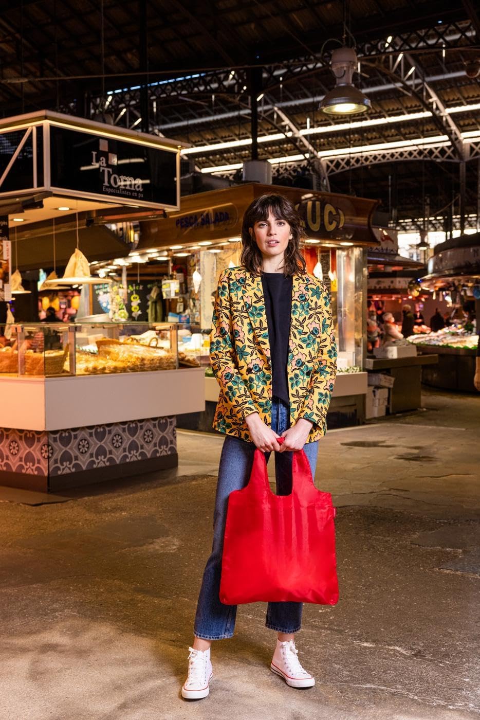 reisenthel Mini Maxi Shopper red - Foldable Shopping Bag with Attractive Design - Water Repellent