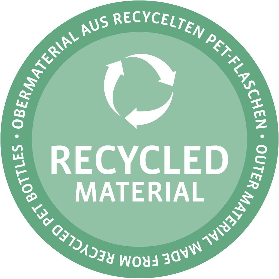 reisenthel Loopshopper L - Sturdy Bag with Practical Compartments Made from Recycled PET Bottles - Charming and Water-Repellent Design Gold, Mesh black., L