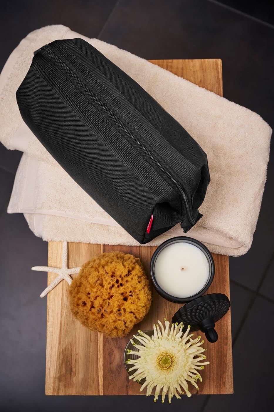 reisenthel travelcosmetic -strong sturdy and practical travel cosmetic bag, hand strap, water repellent material.