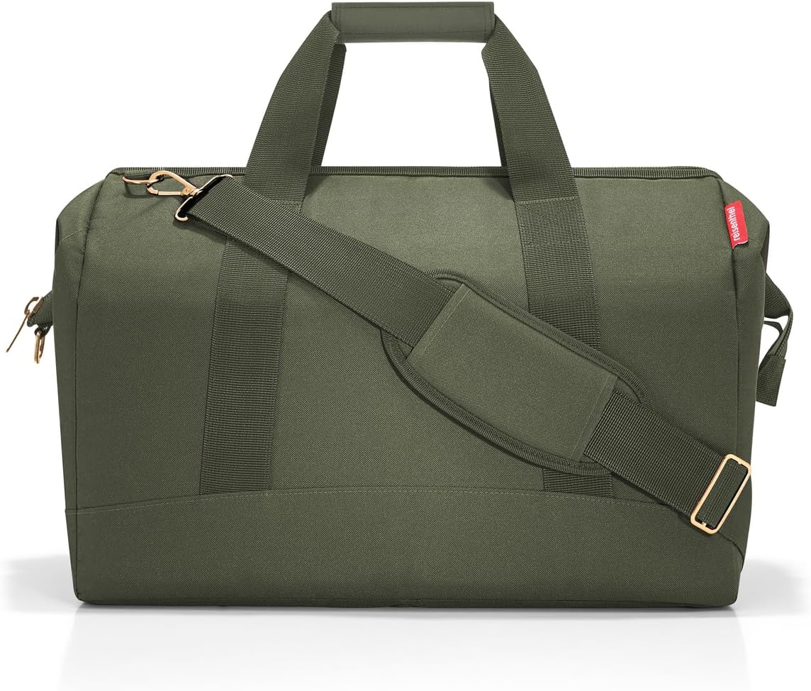 reisenthel Allrounder L - Versatile Doctor's Bag for Travel, Work or Leisure - With Functional Stylish Design, Herringbone Mocha, One Size, Modern