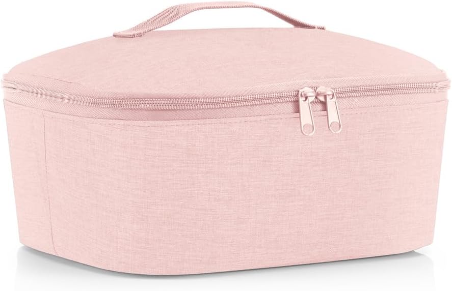 reisenthel Coolerbag M Pocket Twist Blush - Cool Bag with Outer Material Made of Recycled PET Bottles - Ideal for Lunch on the Go