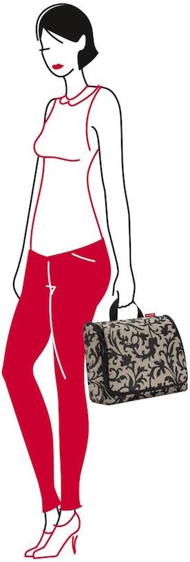 reisenthel Toiletbag XL, Hanging Travel Toiletry Organizer, Dots