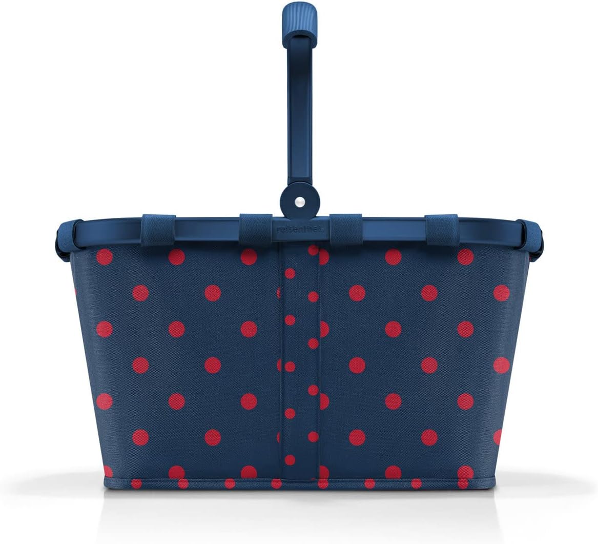 reisenthel carrybag twist sky rose - Sturdy shopping basket with plenty of storage space and practical inner pocket - Elegant and water-repellent design