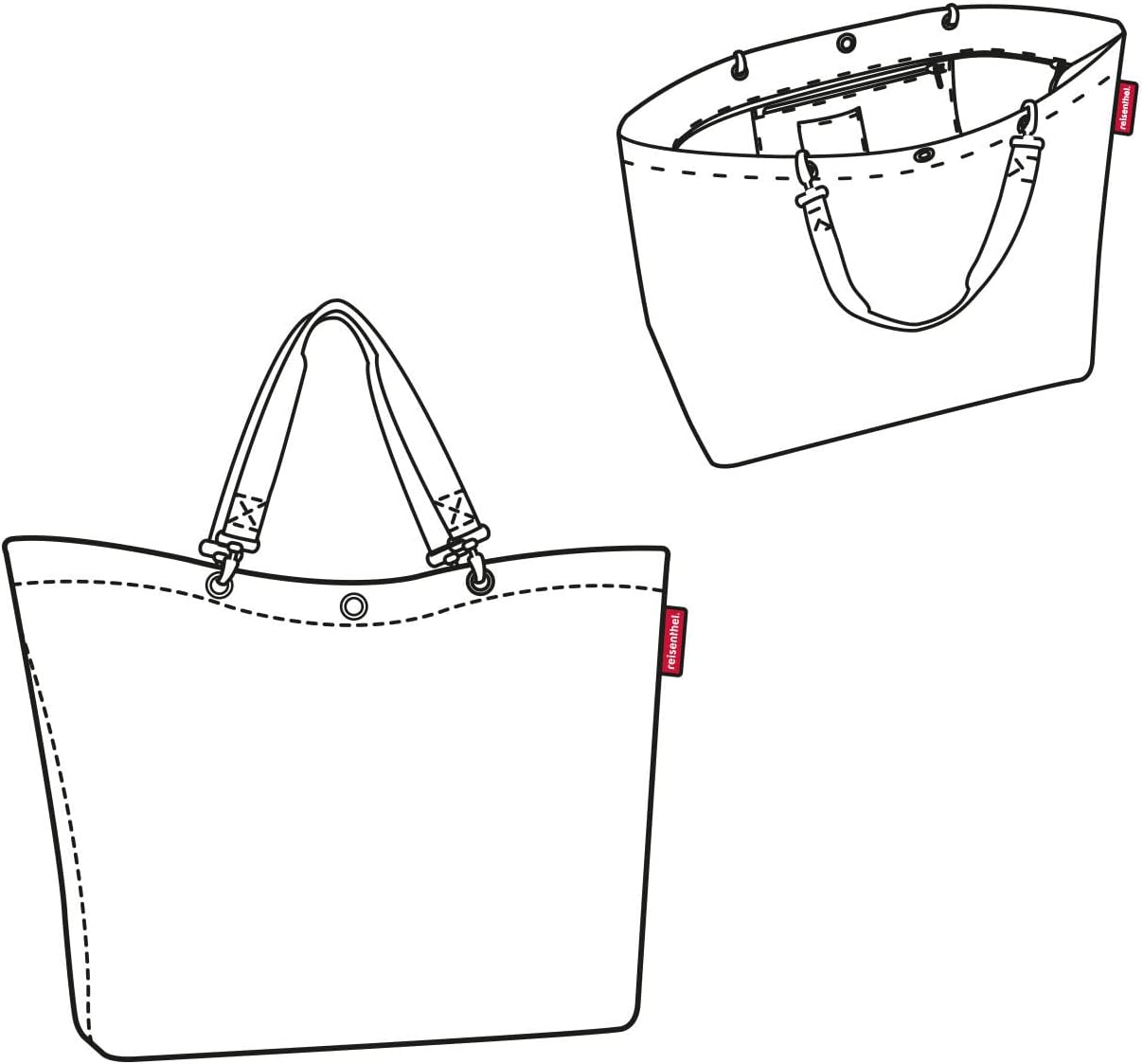 reisenthel shopper XL – Spacious shopping bag and classy handbag in one - Made of water-repellent material