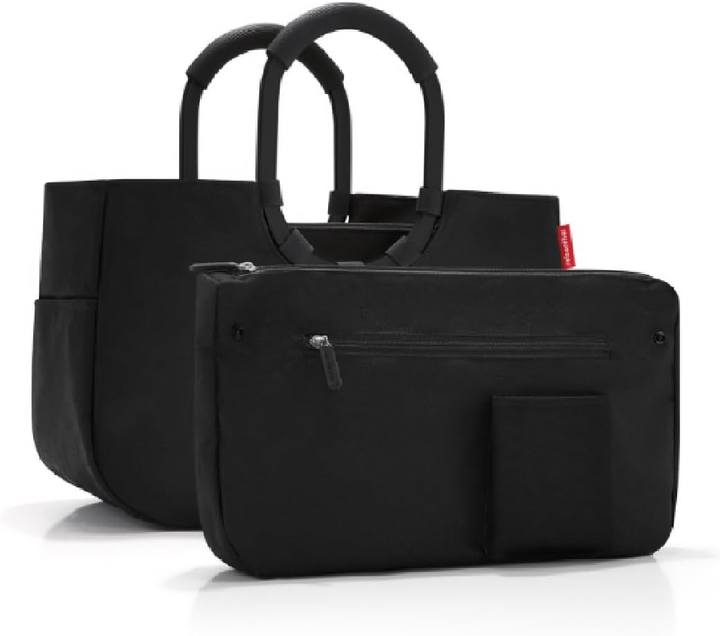 reisenthel Loopshopper M - Sturdy Bag with Practical Compartments Made from Recycled PET Bottles - Elegance When Shopping, Lots of Function Included, Teddy Sand, M