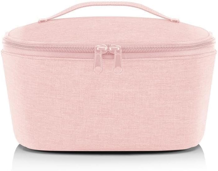 reisenthel Coolerbag S Pocket - Cool Bag with Outer Material Made from Recycled PET Bottles - Ideal for Lunch on the Go, Twist Blush, S, Coolerbag S pocket twist blush