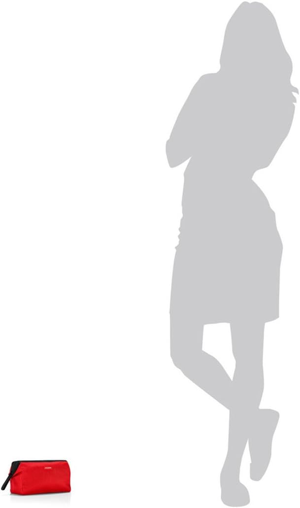 reisenthel travelcosmetic Strong Robust and Practical Travel Cosmetic Bag, Hand Strap, Water-Repellent Material, Glossy Dots Black, Einheitsgröße, Casual