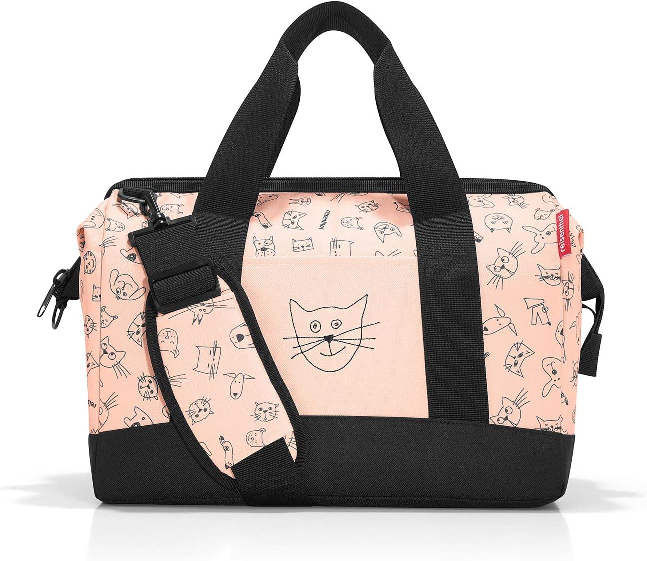 reisenthel allrounder M kids Tasche 40 x 33,5 x 24 cm/18 l / cats and dogs rose