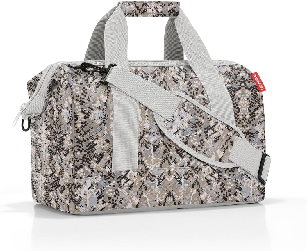 reisenthel allrounder M - Versatile Doctor's Bag for Travel, Work or Leisure - With Functional Stylish Design, Mesh black., One Size, Bag