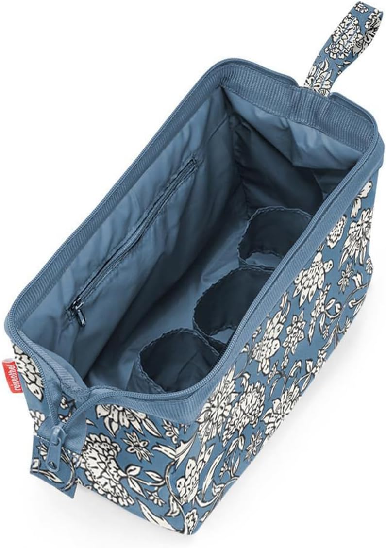 reisenthel travelcosmetic Strong Robust and Practical Travel Cosmetic Bag, Hand Strap, Water-Repellent Material, Glossy Dots Black, Einheitsgröße, Casual