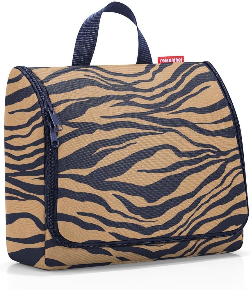 reisenthel Toiletbag XL Practical Toiletry Bag with Hook, Water-Repellent Material, Mesh black., 28 cm, Cosmetic bag