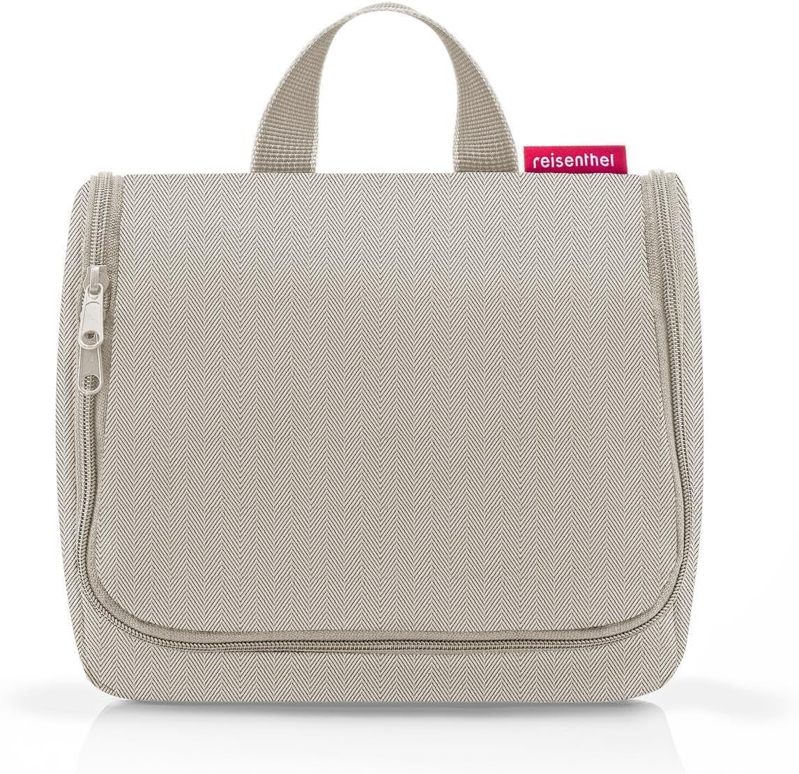Reisenthel WH6049 TOILETBAG HERRINGBONE SAND Gym Bag Women's HERRINGBONE SAND Size Unica, Herringbone Sand, One Size, Sport