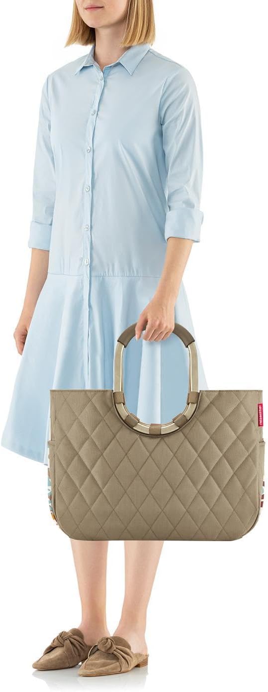 reisenthel loopshopper L - Sturdy bag with practical compartments - water resistant design.