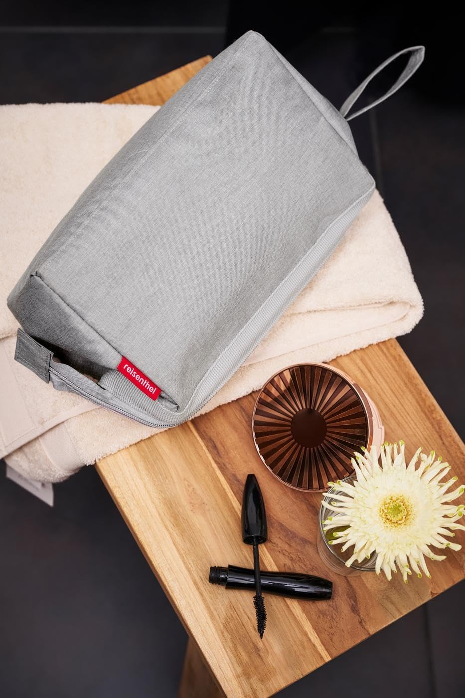 reisenthel travelcosmetic -strong sturdy and practical travel cosmetic bag, hand strap, water repellent material.