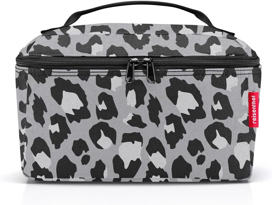 reisenthel beautycase glossy dots black - square toiletry bag, luggage organizer, cosmetic bag